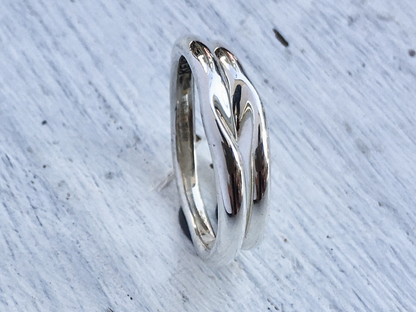 合わせてさりげないハート❤︎ペアリング【S】/ silver925 / src3019,3020 / ケンジハウス