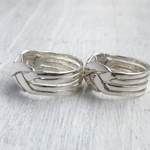 珍しい4連パズルペアリング / silver925 / src860 / ケンジ