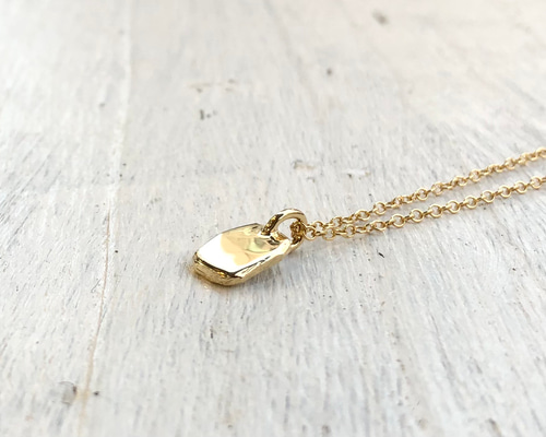 ND STUDIO K18 ゴールド フレア シルバー プレート ペンダント ND STUDIO K18 ゴールド フレア シルバー プレート ペンダント