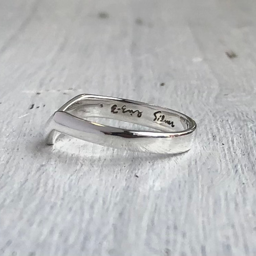 角ばったV字リング/silver925/E134 指輪・リング kenzihouse(ケンジ