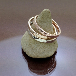 3ColorGold Ring "WhiteGold【M】" 4枚目の画像