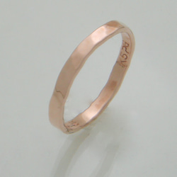 3ColorGold Ring "PinkGold【M】" 2枚目の画像