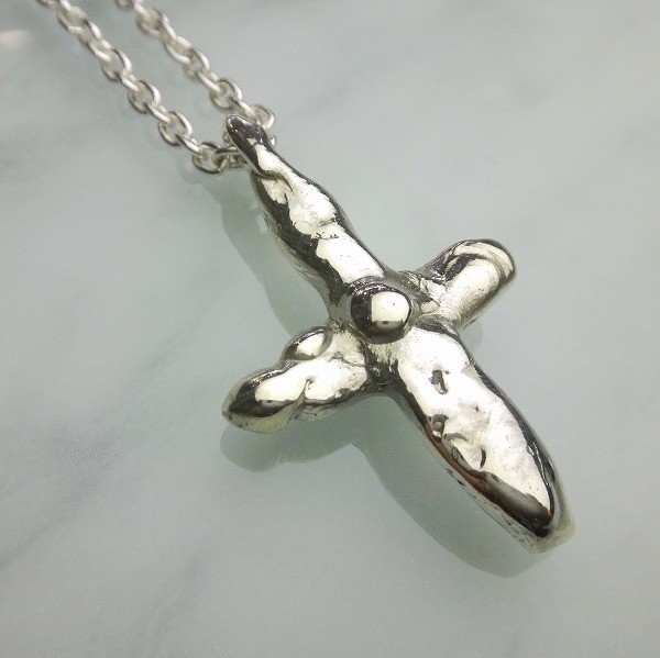 ”ハンドメイド”シルバークロスペンダント No.00194519