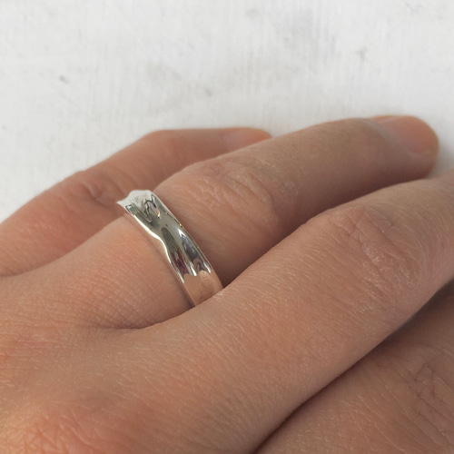 波打つ凹凸のペアリング / silver925 / src3025.3026 / ケンジハウス  