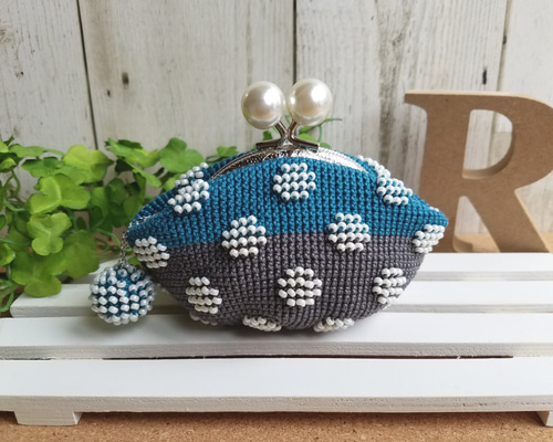 かぎ針でつくる ビーズ編みのがま口 – BEADS FACTORY ANNEX