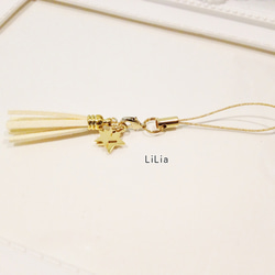 ♥LiLia♥*Happy for you*Happy tassel*yellow♥ 2枚目の画像