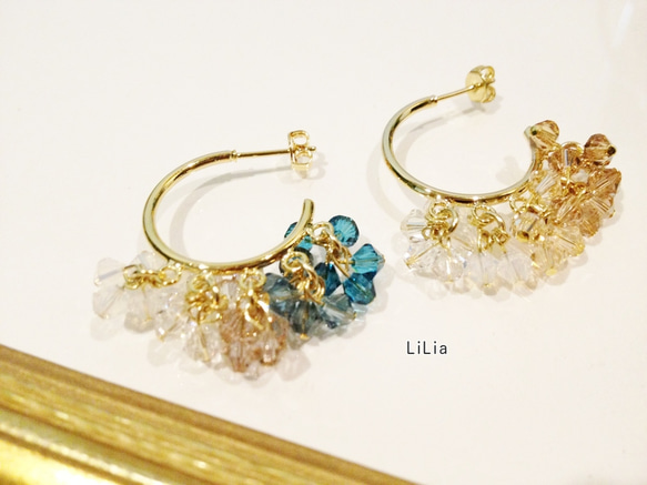 ♥LiLia♥ｸﾞﾗﾃﾞｰｼｮﾝ*ｼｬﾝﾃﾞﾘｱﾋﾟｱｽ 2枚目の画像