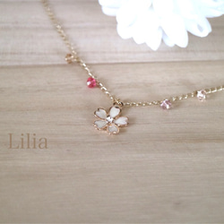 送料無料♡Lilia♡ブレスレット spring flower 1枚目の画像