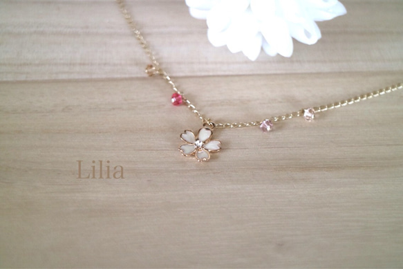 送料無料♡Lilia♡ブレスレット spring flower 1枚目の画像