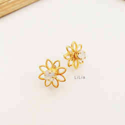 LiLia♡ S/S colection♪♪ 　antique gold flower ver.white 1枚目の画像