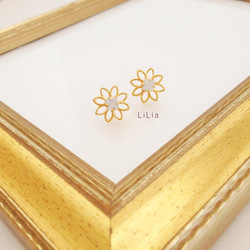 LiLia♡ S/S colection♪♪ 　antique gold flower ver.white 2枚目の画像