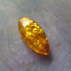 *♥*Honey Amber Cabochon Navette Shape*♥* 4枚目の画像