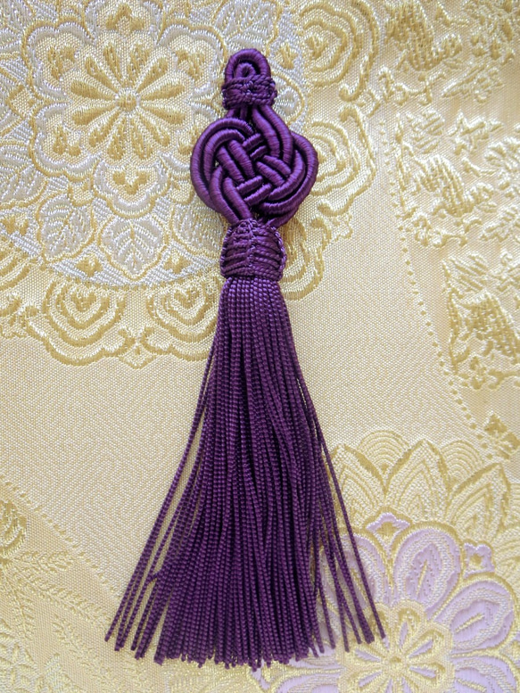 *♥*Moroccan Tassel Purple 紫紺色*♥* 4枚目の画像