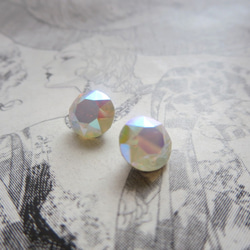 *♥Swarovski Crystal Art1088  39ss White Opal AB 2pcs♥* 2枚目の画像