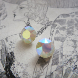 *♥Swarovski Crystal Art1088  39ss White Opal AB 2pcs♥* 3枚目の画像