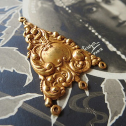 *♥*Rococo Vintage Chandelier Russian Gold Plate*♥* 3枚目の画像