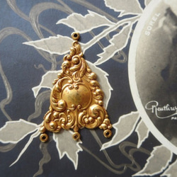 *♥*Rococo Vintage Chandelier Russian Gold Plate*♥* 2枚目の画像