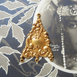 *♥*Rococo Vintage Chandelier Russian Gold Plate*♥* 5枚目の画像