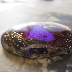 *♥*Butterfly Wing Cabochon Violet Bronze*♥* 7枚目の画像