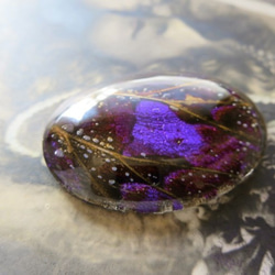 *♥*Butterfly Wing Cabochon Violet Bronze*♥* 8枚目の画像