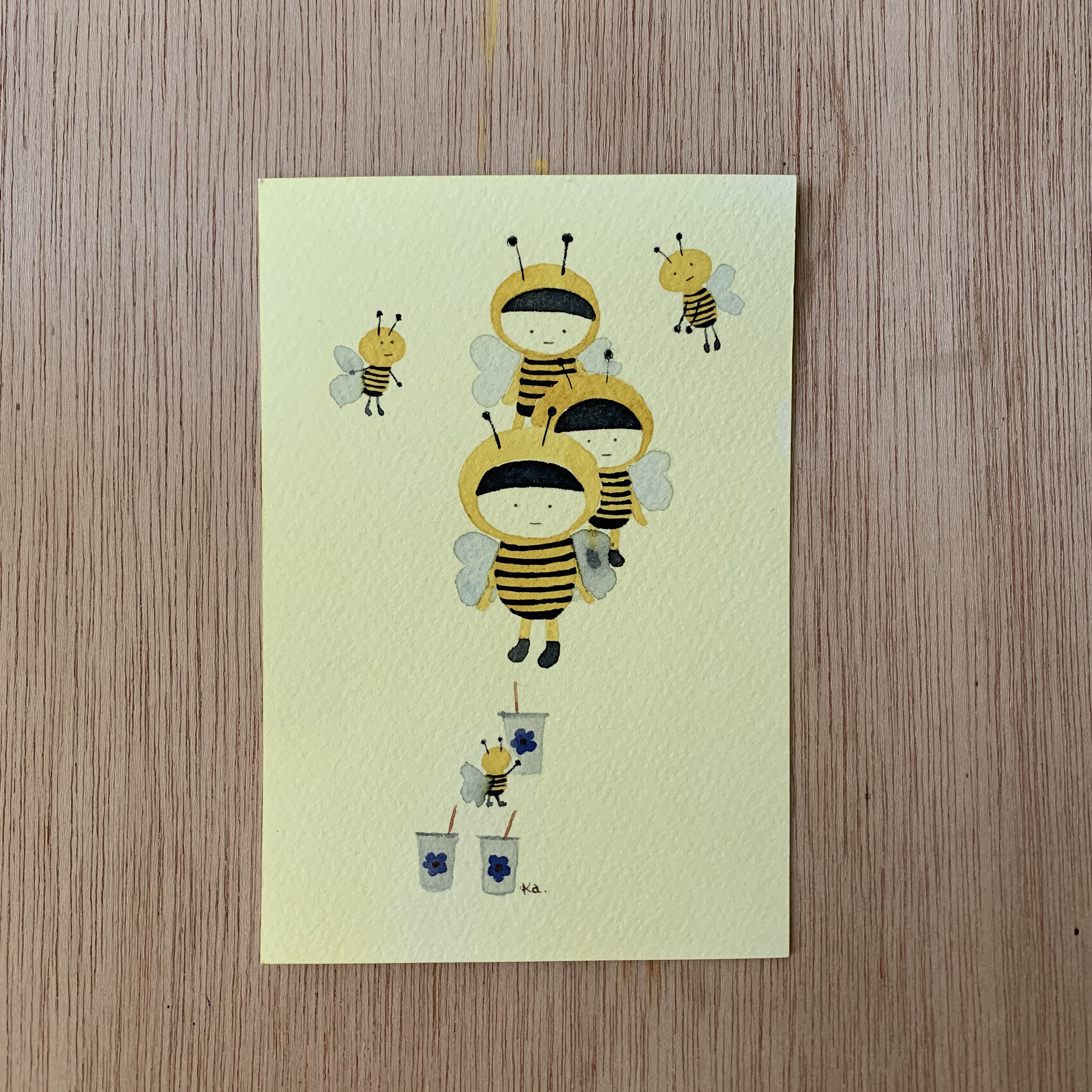 「行列の店」原画　送料無料