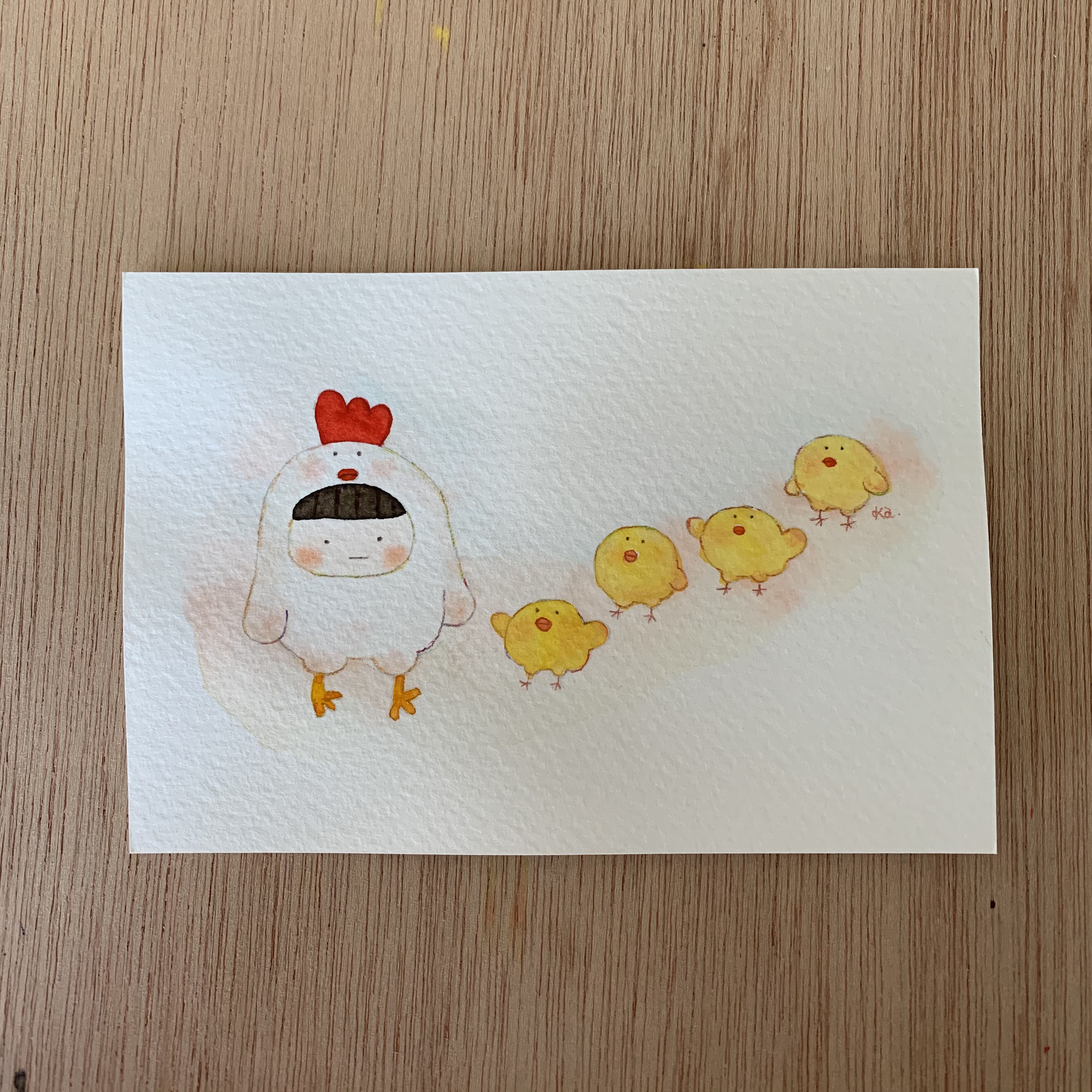 「ピヨピヨひよこ保育園」原画　送料無料