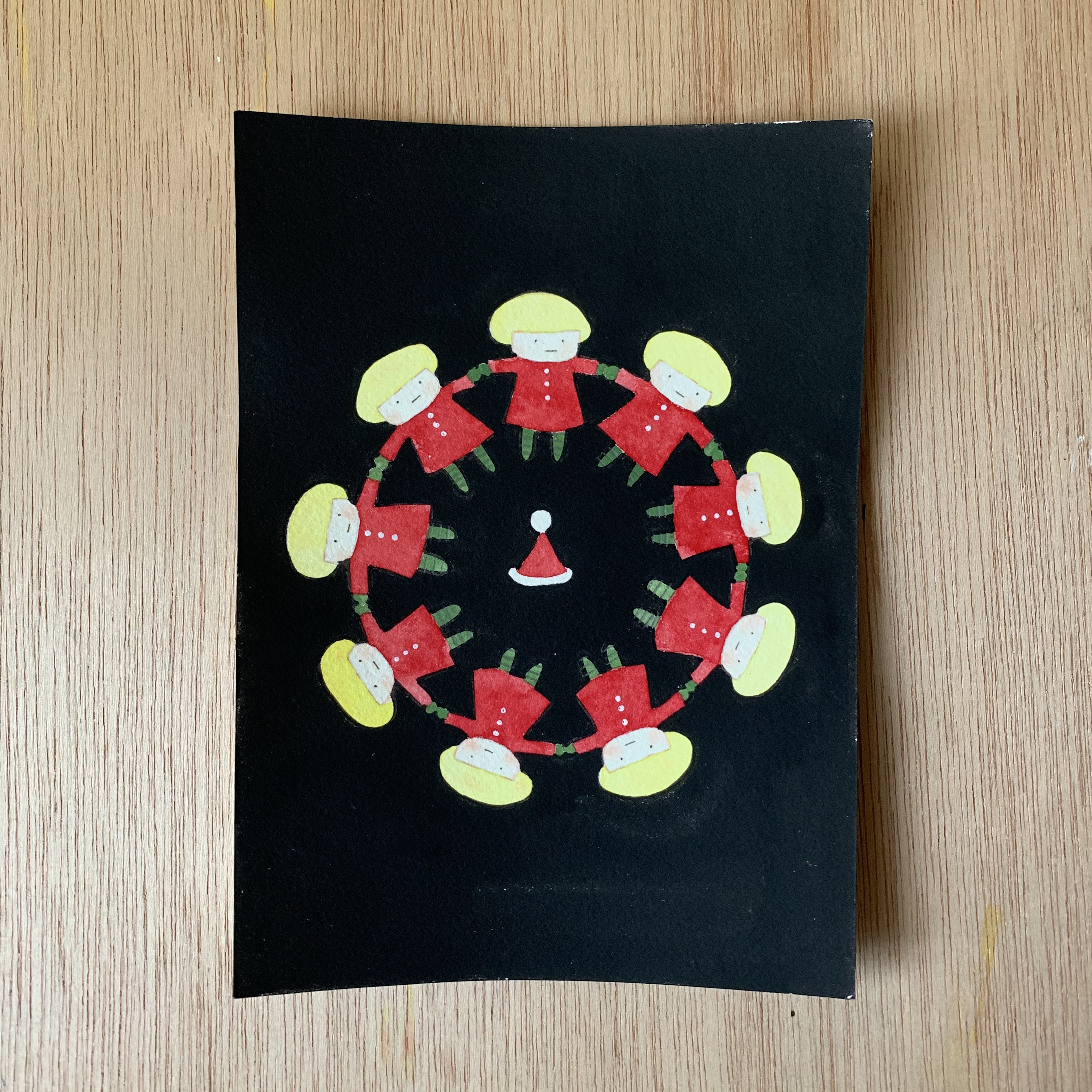 「サンタクロースの忘れもの」  原画　送料無料