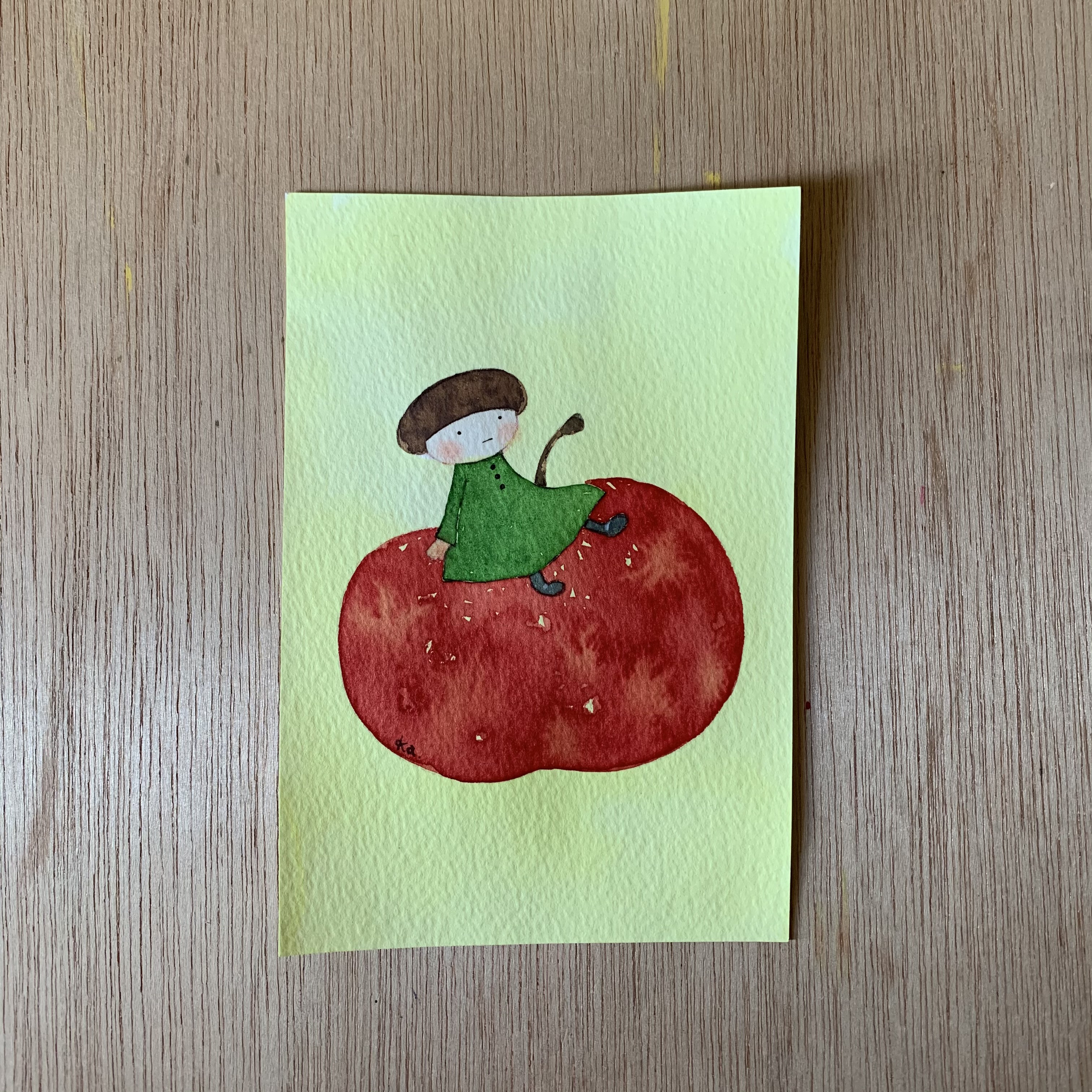 「甘い香りの眺め中で」原画　送料無料