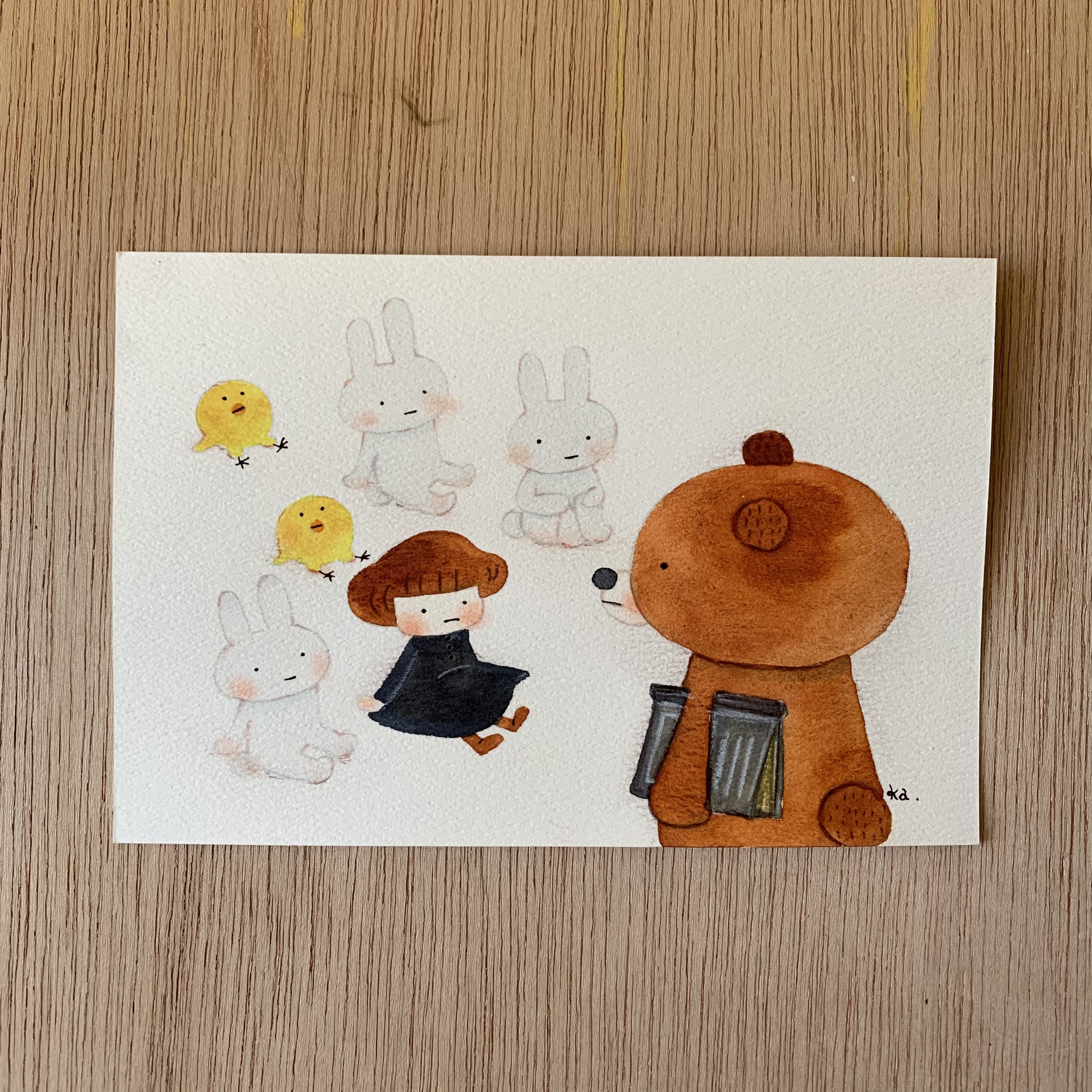 「くま先生」原画　送料無料