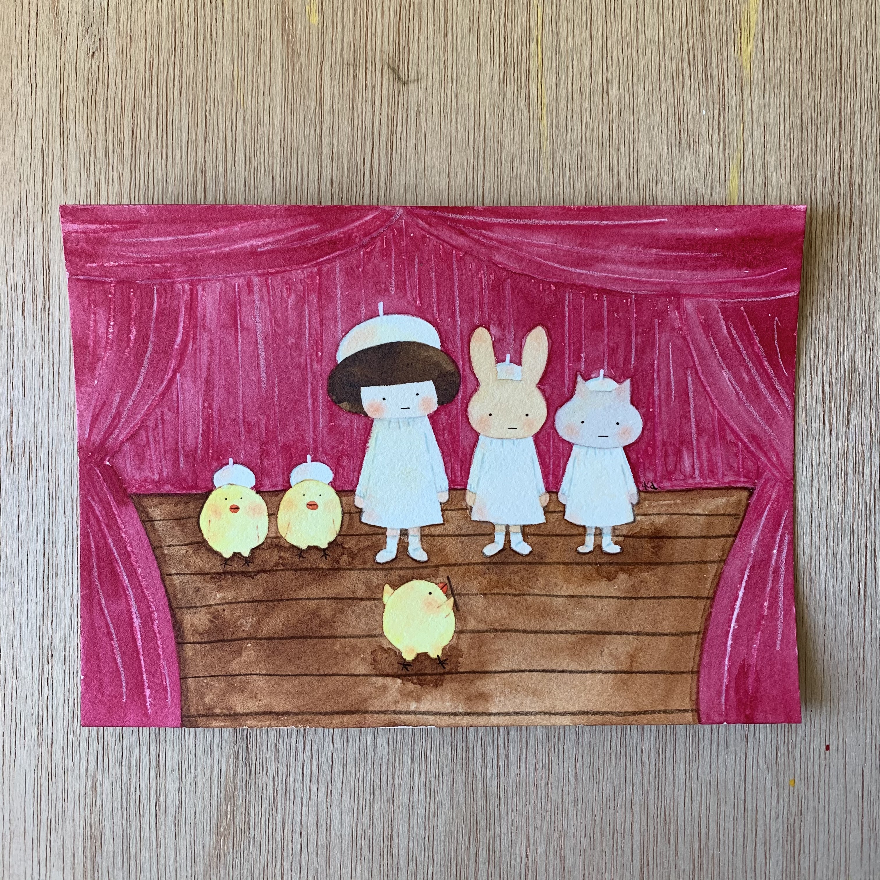 「はじまりの時」原画　送料無料