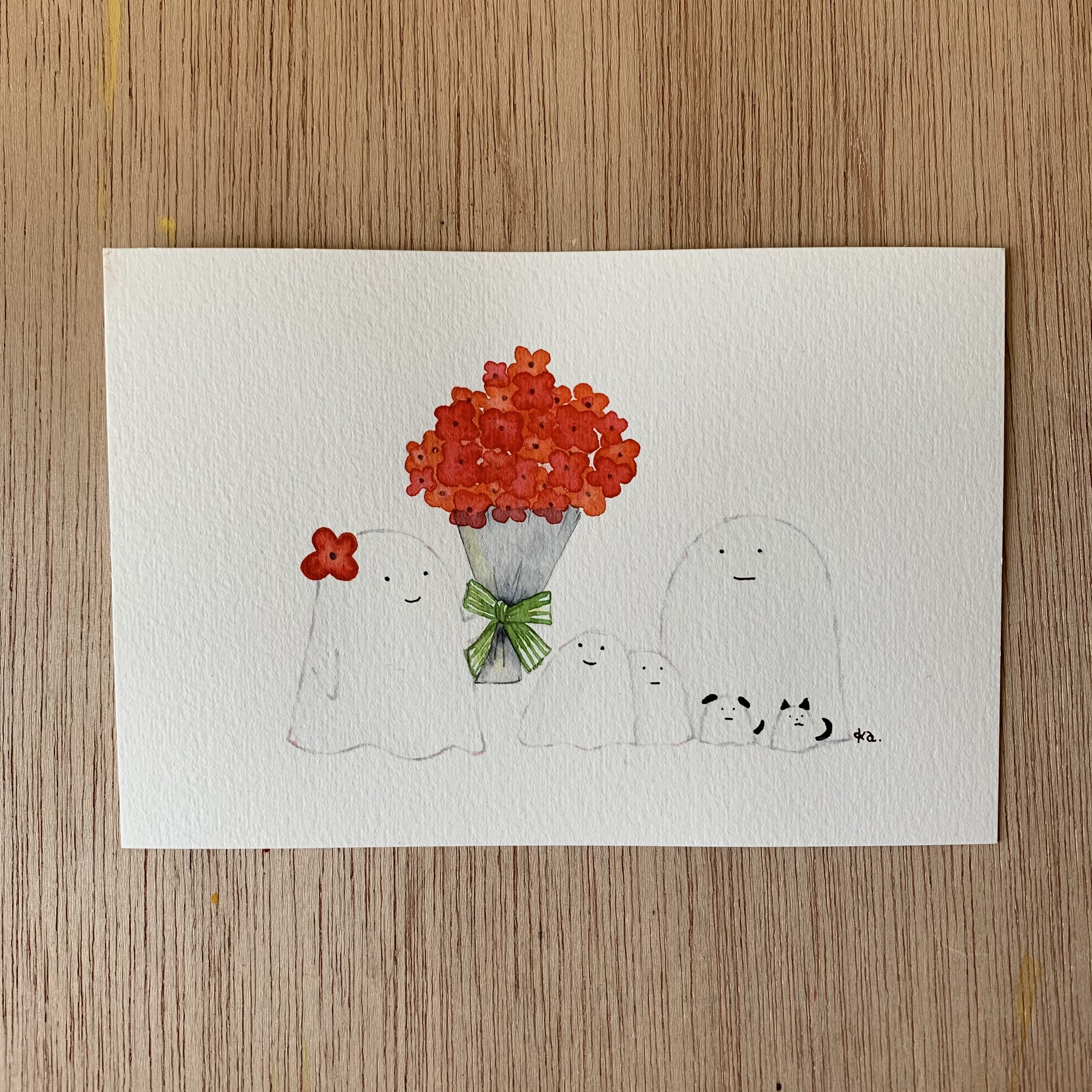 「thank you mom」原画　送料無料