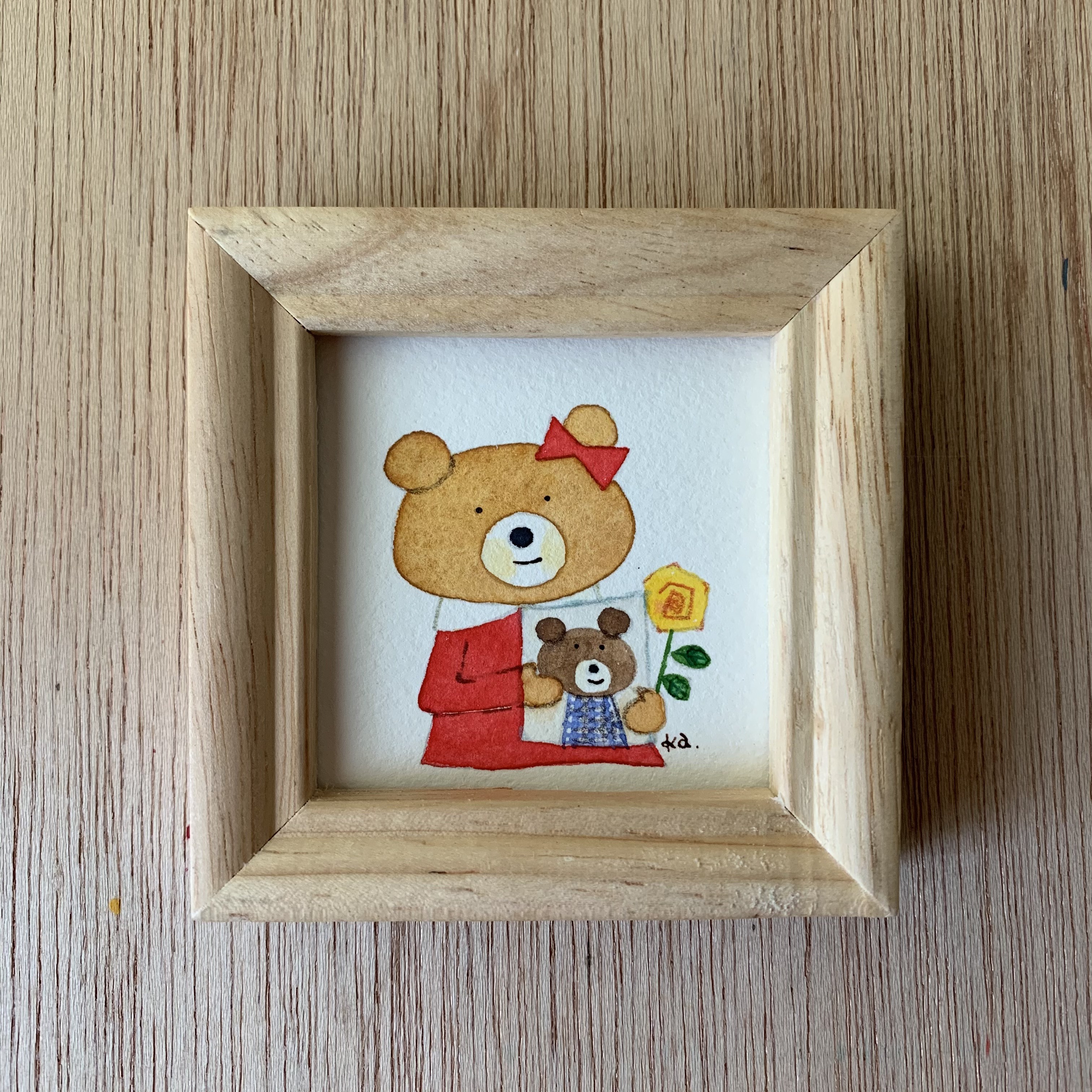 「パパの日」ミニ額　原画