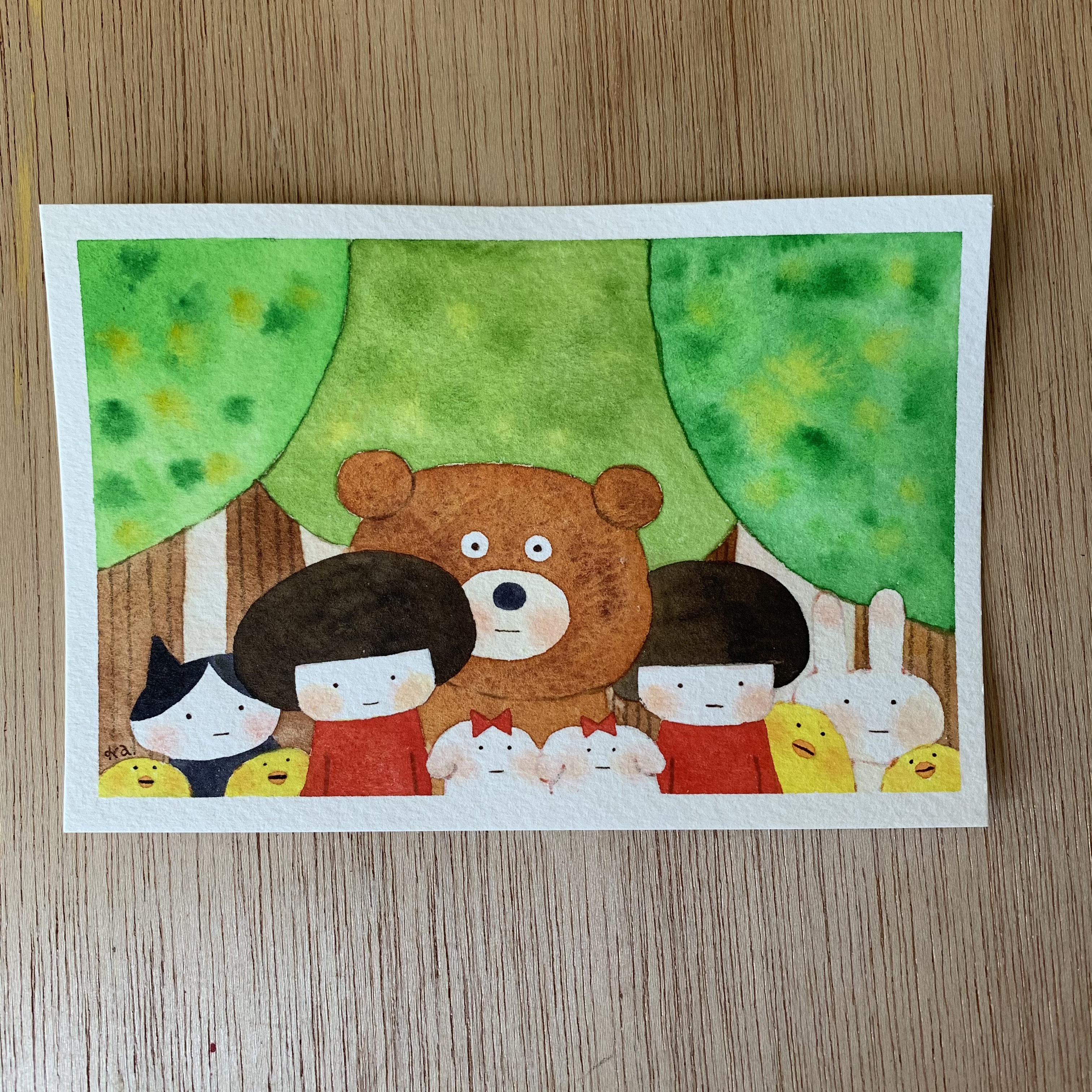 「新しい友達」原画　送料無料