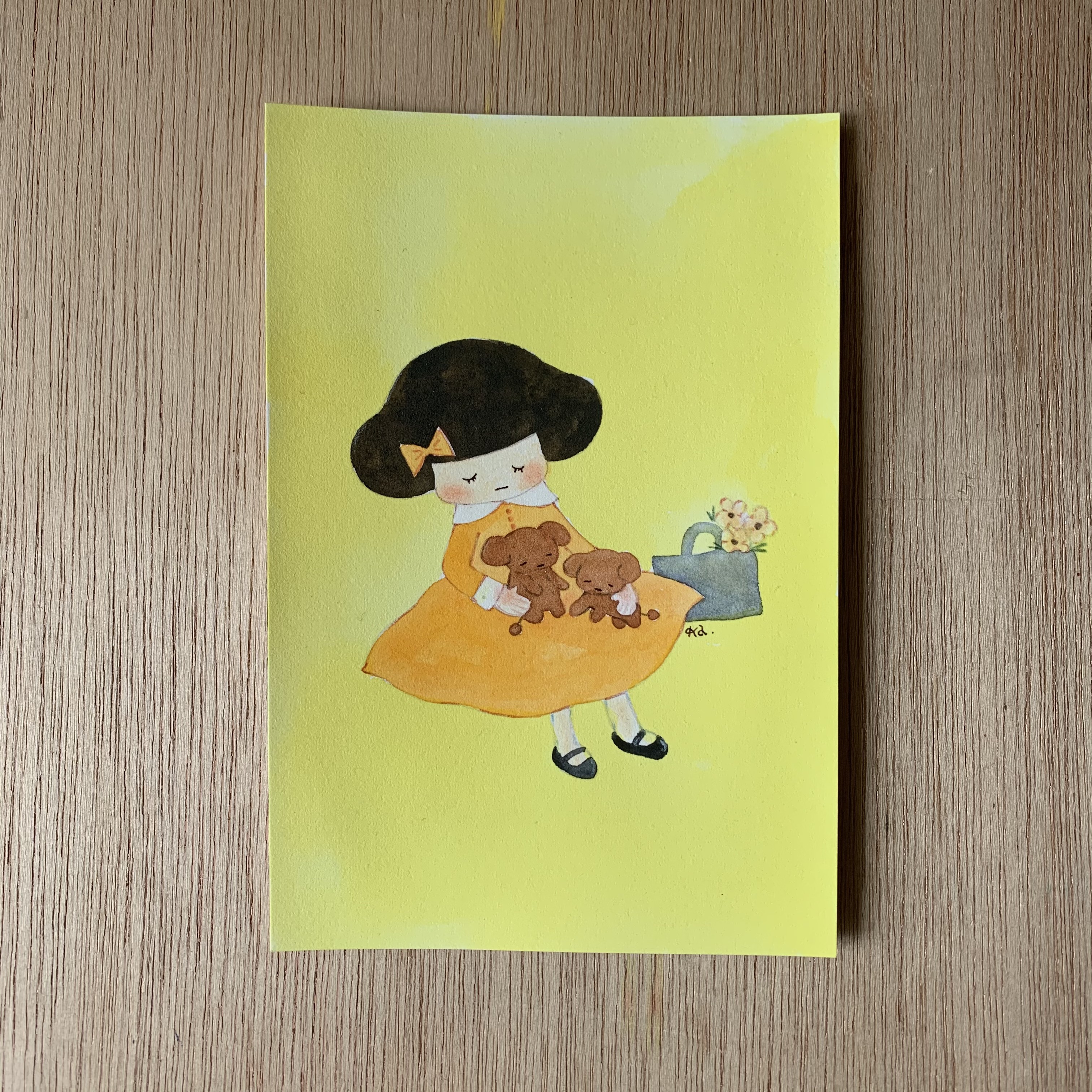 「ゆらゆらゆられ」原画　送料無料