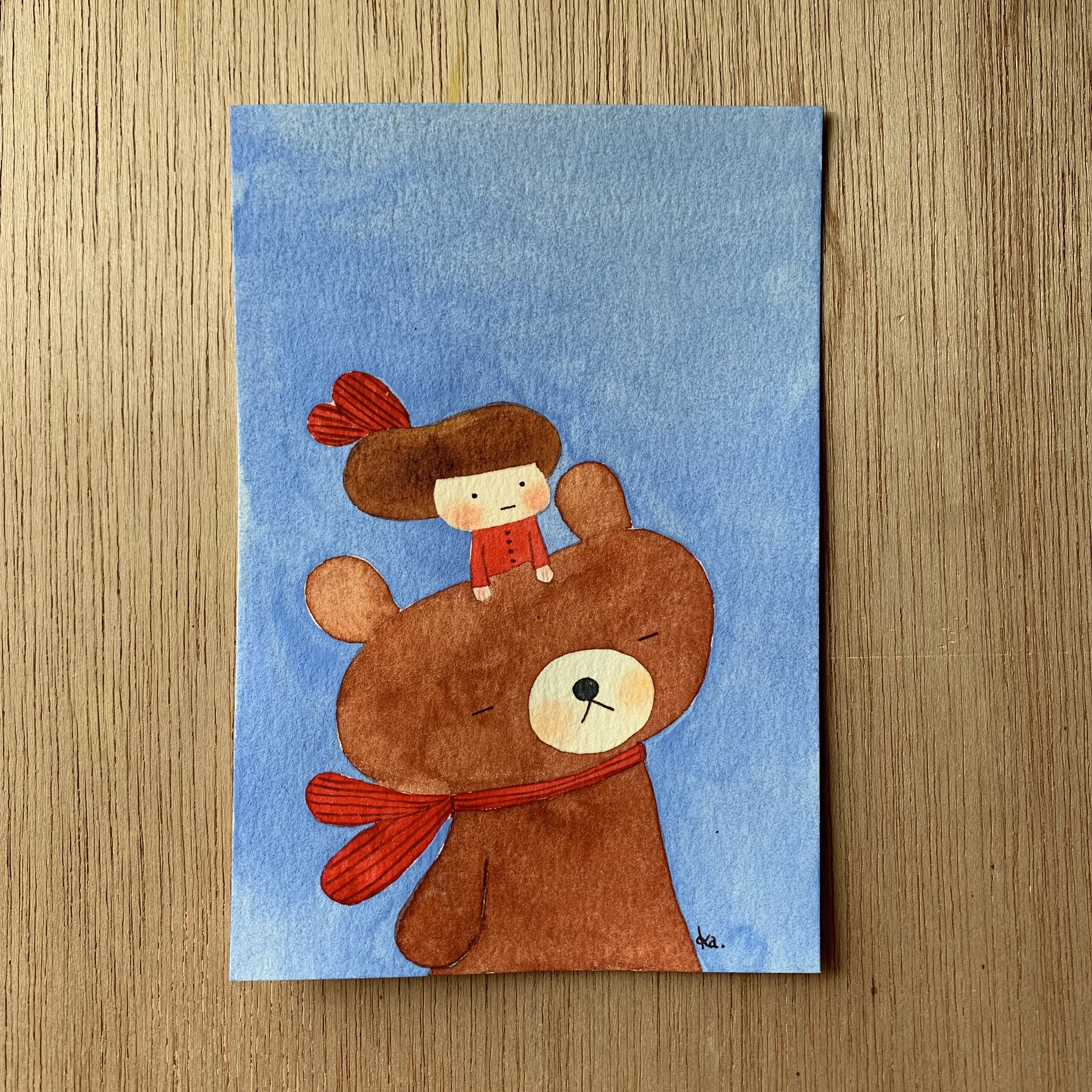 「青い風」原画　送料無料