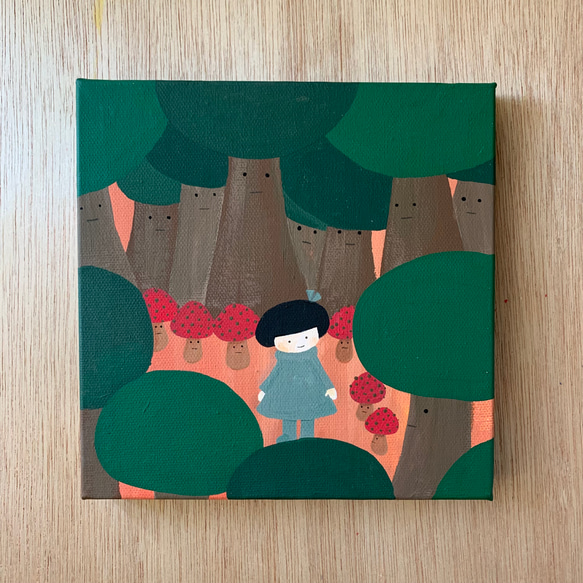 「この森」キャンバス画　 1枚目の画像