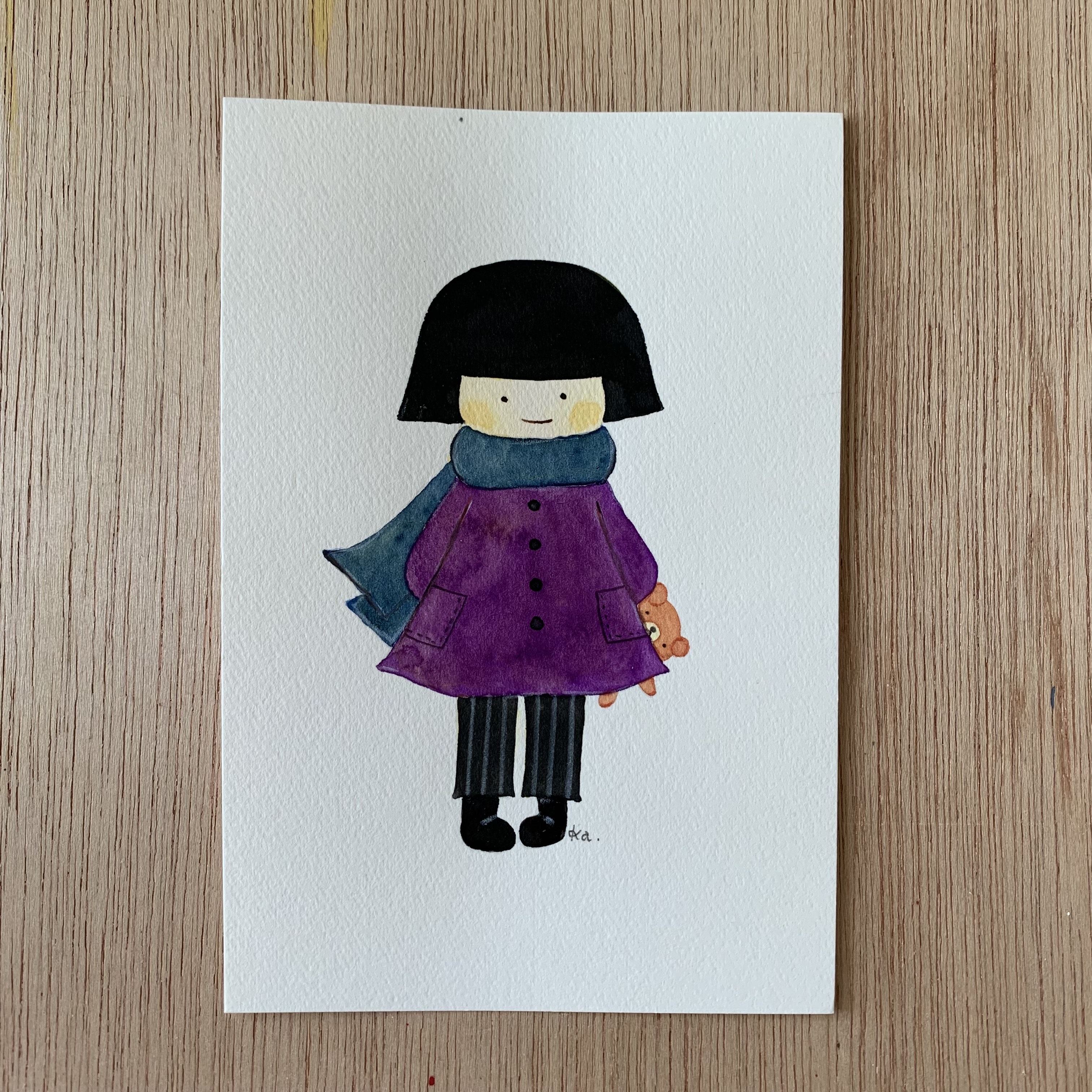 「君といると」原画　送料無料