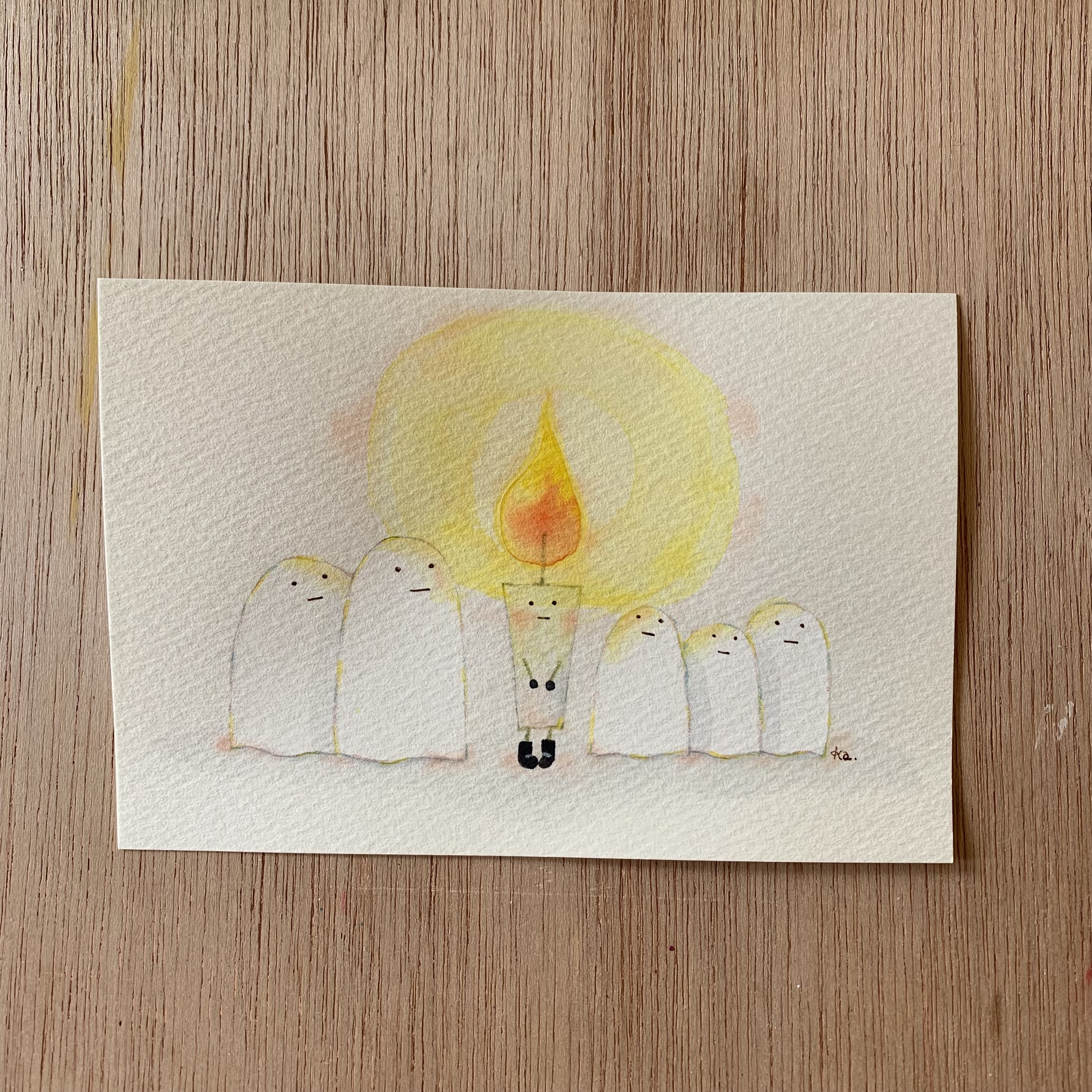 「キャンドルさん」原画　送料無料