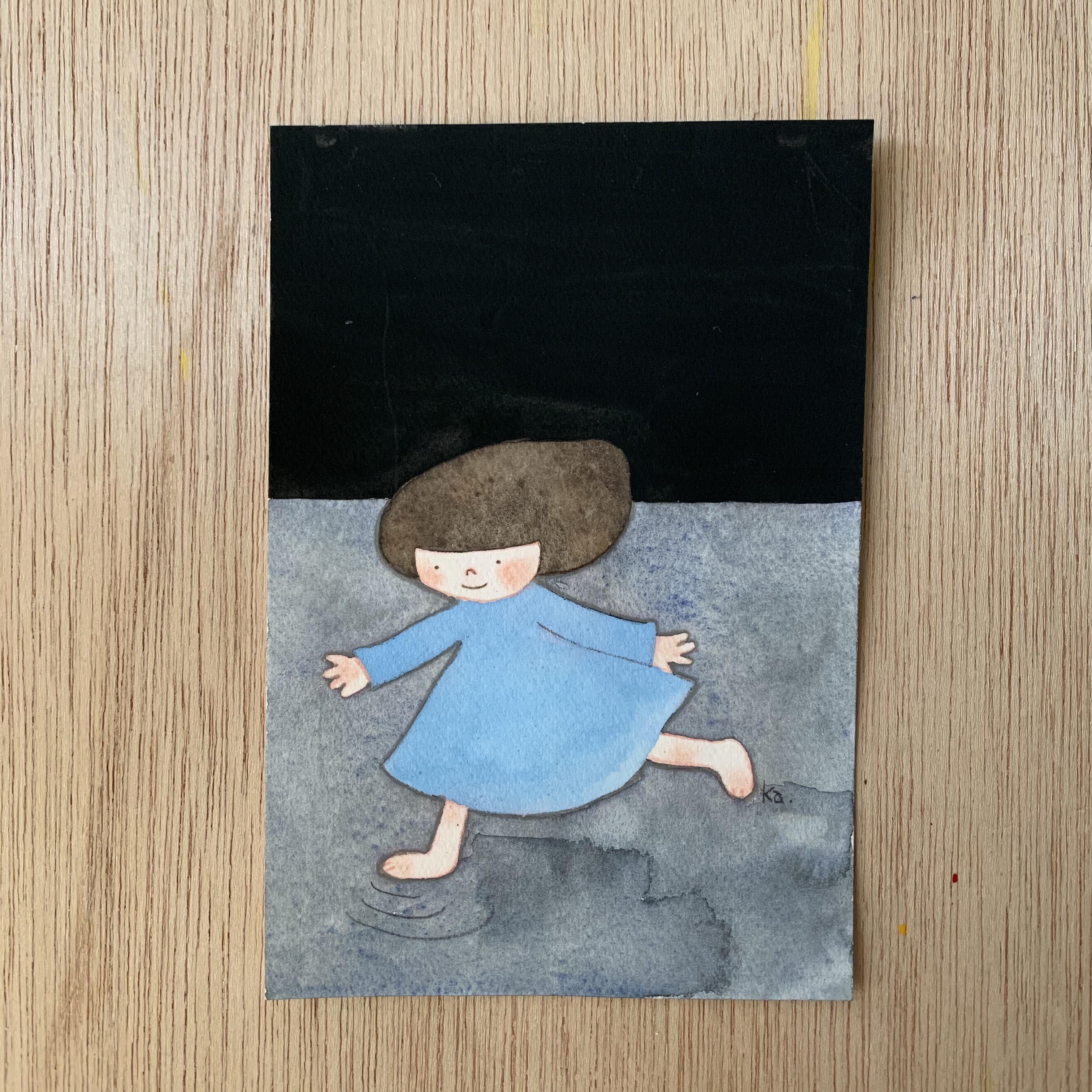 「昨日の夜に見た夢は」原画　送料無料