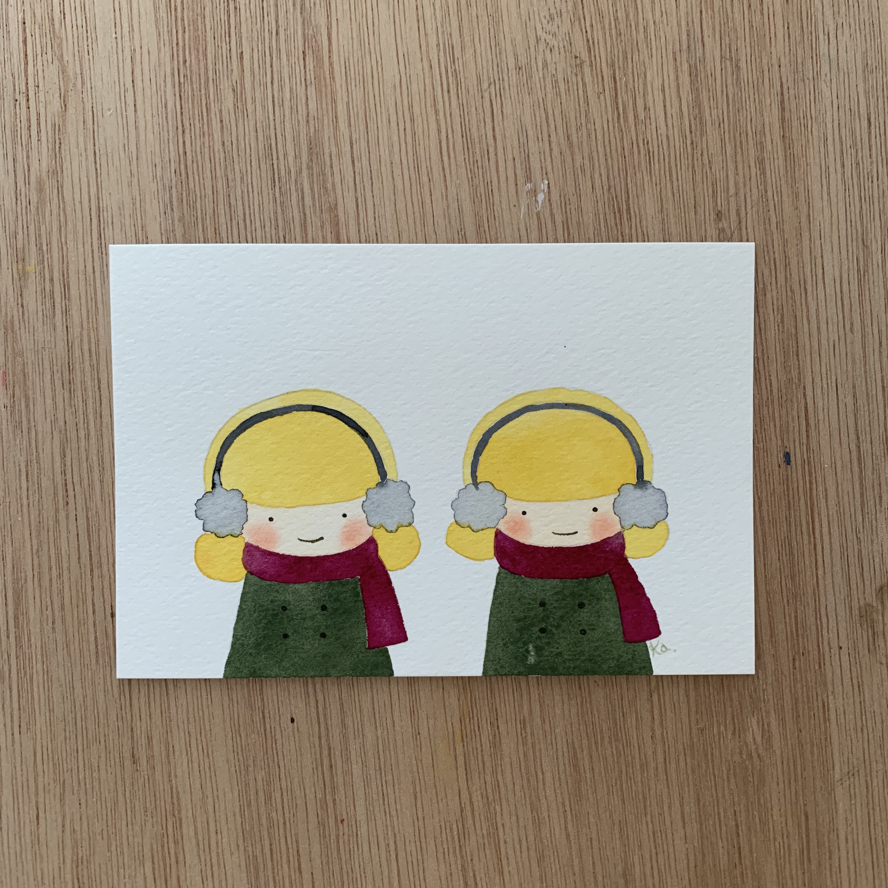 「イヤーマフ」原画　送料無料