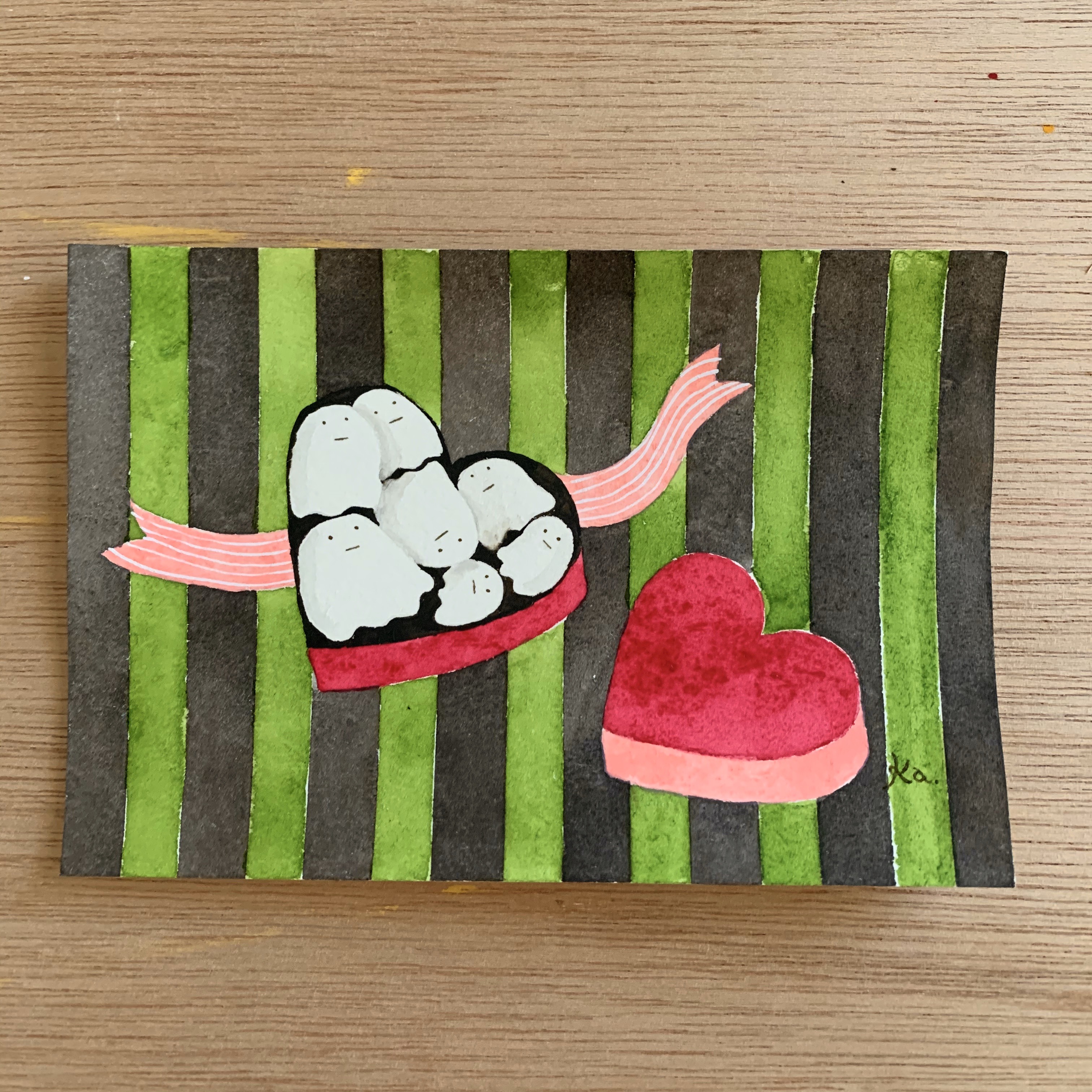 「箱の中から」原画　送料無料