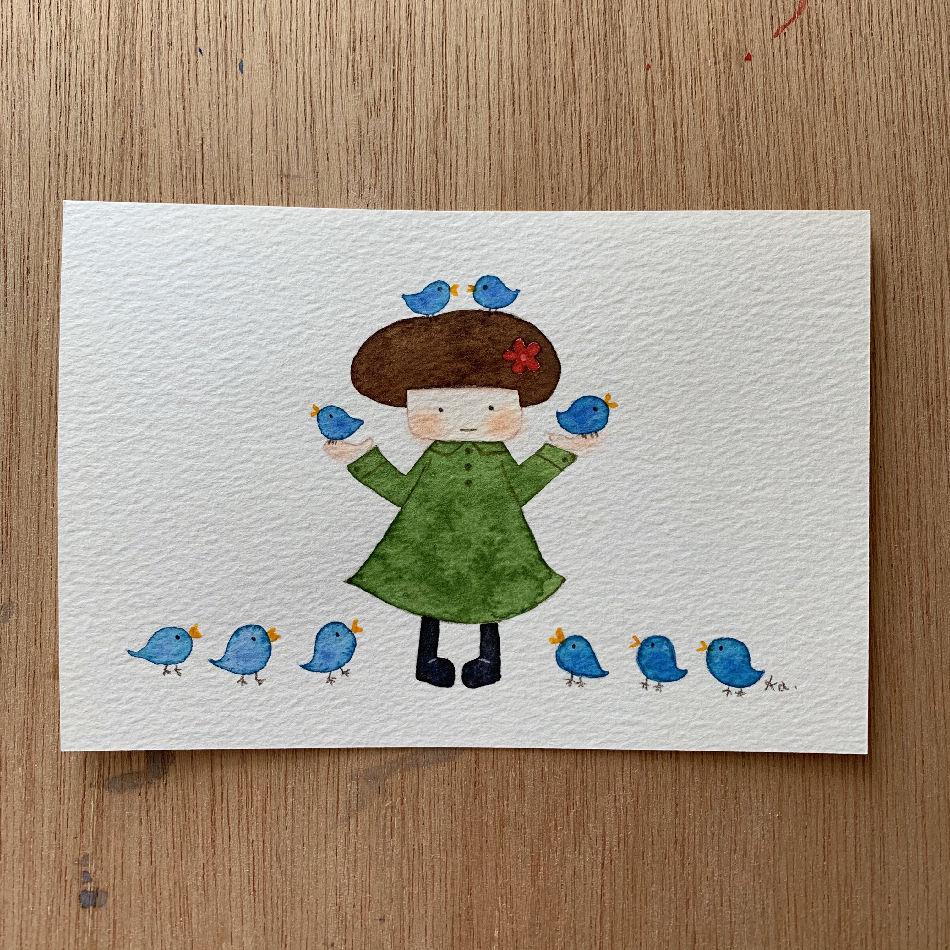 「tree tree tree」　原画　送料無料 7,500円