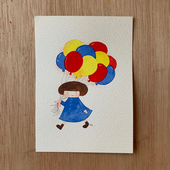 妹が紙や絵の具などで作ったアート
