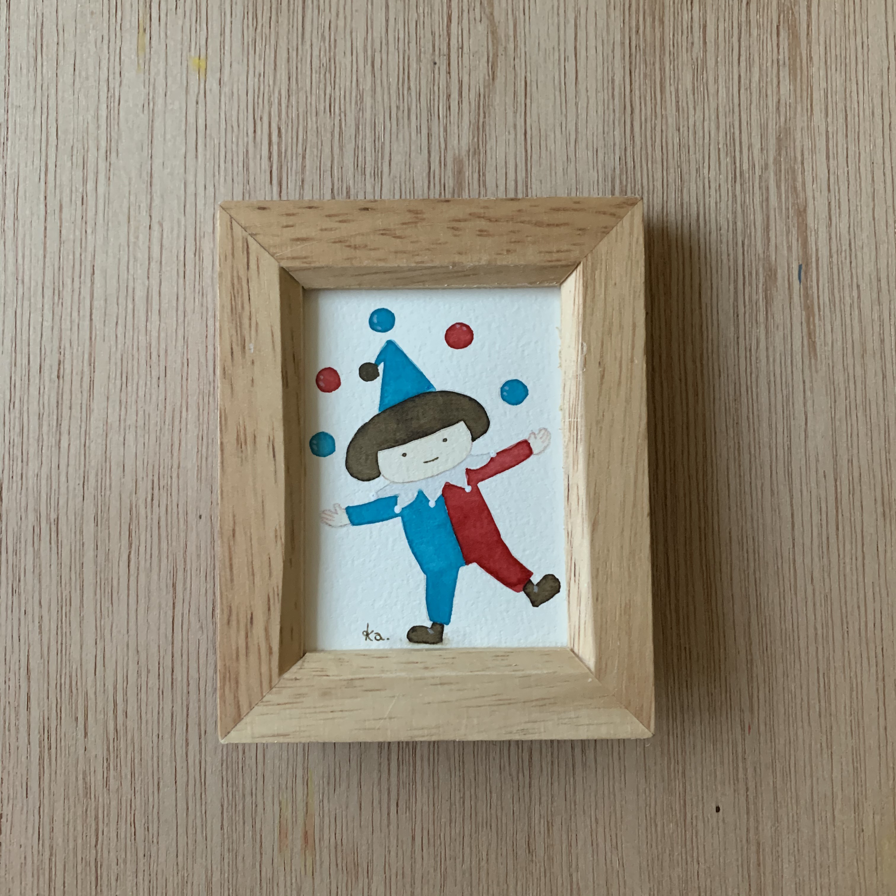 「juggling」ミニ額　原画