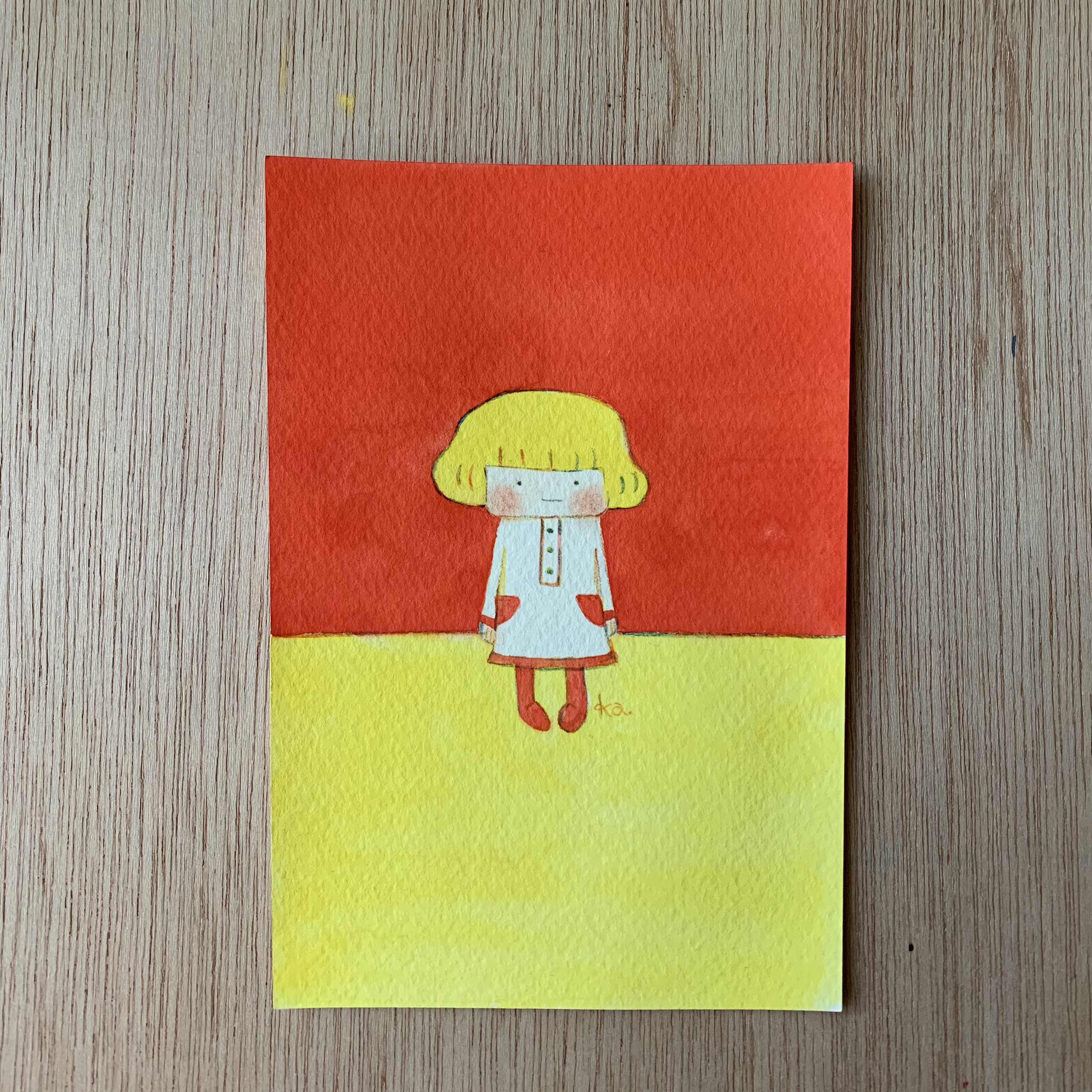 「blood orangeの風景」　原画　送料無料