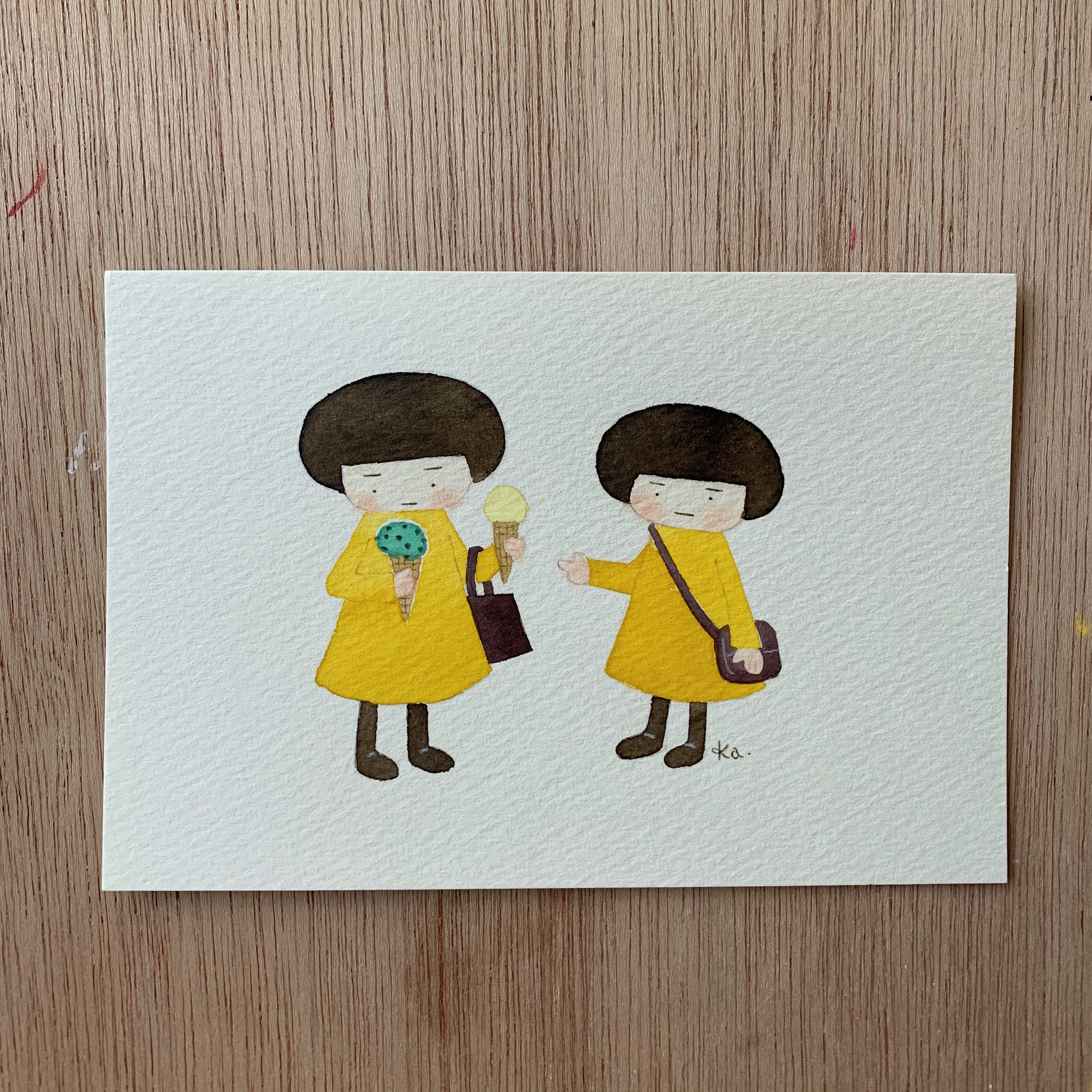 「こっち」　原画　送料無料