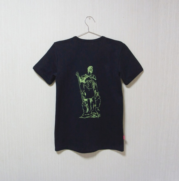 古代都市国家カルタゴの将軍　ハンニバル・バルカ　　-超厚手Tシャツを使い　手でペイントした特別品　受注生産 1枚目の画像