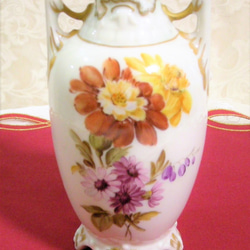 手描き上絵付♡花瓶　（高さ18㎝）　　　　　　　　　 3枚目の画像