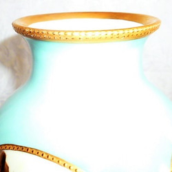 ♡hand painted  vase (いちご花瓶）高さ29㎝　　　　 3枚目の画像