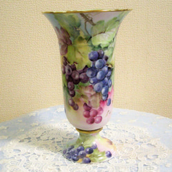 ♡hand painting vase (花瓶)高さ２５㎝ 1枚目の画像